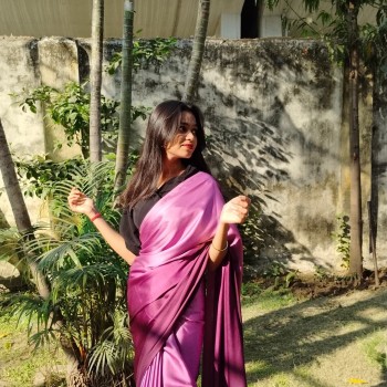 In साड़ी look💗